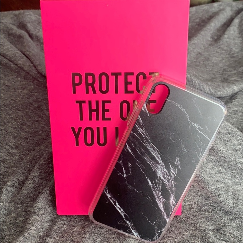 Casery Black Marble iPhone X/XS phone case
